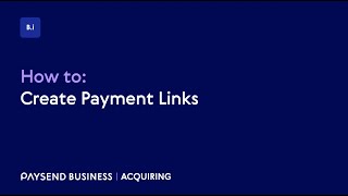 How to create payment links  Paysend Business [upl. by Zelde]