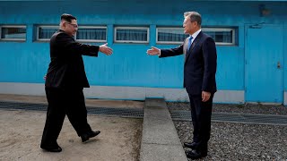 Key moments from historic Korean summit [upl. by Allbee]