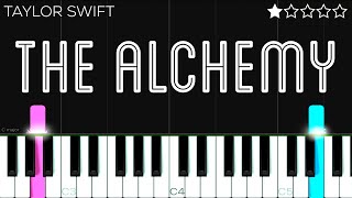 Taylor Swift  The Alchemy  EASY Piano Tutorial [upl. by Adnamas]