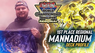 1ST PLACE NEWTON ABBOT REGIONAL Mannadium Deck Profile YuGiOh TCG ft Ben Challoner [upl. by Collar]