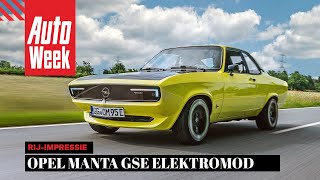 Opel Manta GSe Elektromod  AutoWeek Review  English subtitles [upl. by Juliet]