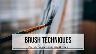 Brush Handling Techniques for Oil Painting [upl. by Tevlev]