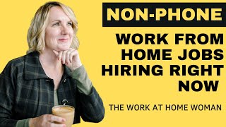 Non Phone Work From Home Jobs Hiring Now [upl. by Byler297]