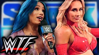 WWE SmackDown WTF Moments 11 Dec  Sasha Banks vs Carmella  SmackDown Women’s Title Match [upl. by Yuk692]