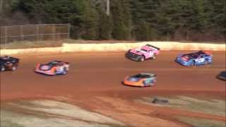 Sportsman Heat Race From 411 Speedway [upl. by Nauqel]