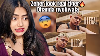 Dhanda Nyoliwala  Illegal Official Music Video  Houglu Reaction [upl. by Elleval]