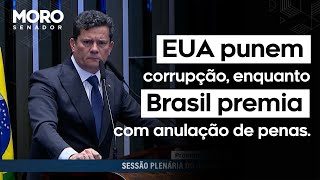 Justiça dos EUA condena corrupção enquanto que o Brasil premia com anulação de penas [upl. by Mixie853]