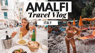 Amalfi Italy Vlog Best Restaurants amp Beaches on Amalfi Coast [upl. by Eeryn]