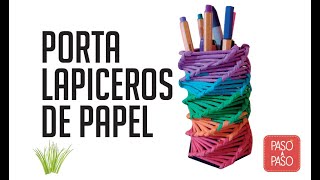 Porta Lapiceros de Papel [upl. by Florian]