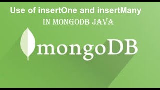 How to insert documents in mongodb java  MongoDB  Java  Part 1 [upl. by Nodyl894]