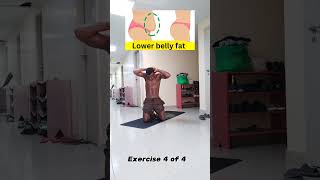 Fupa Workout For Beginners  2 minute Lower belly fat Exercises [upl. by Tasiana956]