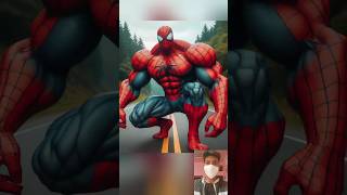 Kiski body best hai 🤯 spiderman vs venom vs Ironman 😎marvelavengersaishortsviralvideo [upl. by Ixela]