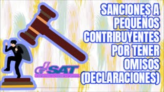 Sanciones Que Impone la SAT a Pequeños Contribuyentes Por No Declarar Impuestos Guatemala 2024 [upl. by Dyal337]