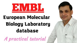 EMBL database tutorial  Nucleotide sequence database  EMBL beginners guide [upl. by Nylarat921]