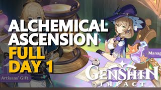 Alchemical Ascension Day 1 Genshin Impact Full Event [upl. by Suruat]