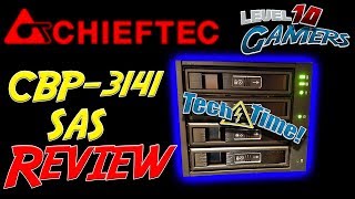 CHIEFTEC 4 BAY SATASAS ENCLOSURE  Techtime 26 [upl. by Ahsenat706]