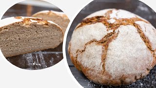 Sauerteigbrot backen Schritt für Schritt erklärt [upl. by Nahtad]