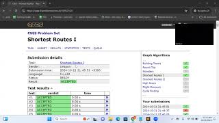 CSES GRAPH  DAY 8  Shortest Routes I  Dijkstra Algorithm [upl. by Schlesinger]