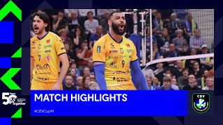 Highlights I Knack ROESELARE vs Valsa Group MODENA I CEV Volleyball Cup [upl. by Huntington172]