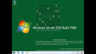 Taking a look at Windows Server 2012 Build 7968 [upl. by Antonius]