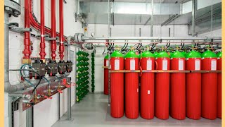 Demonstration of a CO2 fire suppression system [upl. by Ynatterb]