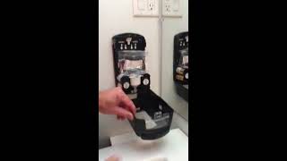 Changing the Refill in your new soap dispenser [upl. by Dnalyaw161]