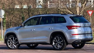 Skoda NEW Kodiaq Sportline 2021 in 4K Brilliant Silver 20 Inch Vega Walk around amp detail inside [upl. by Akemed]