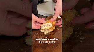 RECETTES DE CHEF POUR LES FÊTES ÉPISODE 9  CORDON BLEU À LA TRUFFE 🤩🎉Part 1 recette cuisine [upl. by Sheela]