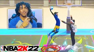 NBA2K22 ULTIMATE POSTERIZER DUNK CONTEST BEST SLASHER BUILDS ON NBA 2K22 CRAZY CONTACT DUNKS [upl. by Baun]