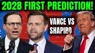 UPDATE SHOCKING 2028 PREDICTION Is JD Vance on Trumps Road to Victory [upl. by Piderit593]