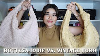 BOTTEGA VENETA JODIE VS VINTAGE INTRECCIATO HOBO  Comparison Review w Modshots [upl. by Hecklau]