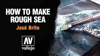 How to make Rough Sea with Vallejo Colors [upl. by Dorrej]