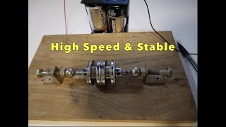 Dual Homopolar Motor with Permanent Magnet Bearings [upl. by Adnoloy]