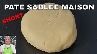 recette facile de pate sablée maison [upl. by Nibbor132]