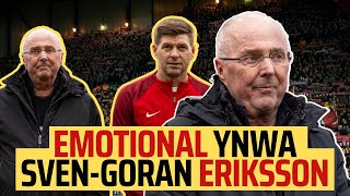 Emotional scenes as Anfield rises amp sings YNWA for SvenGoran Eriksson [upl. by Unam572]