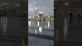 Rain in Madina short shortsfeed religion madinastatus [upl. by Aytida282]