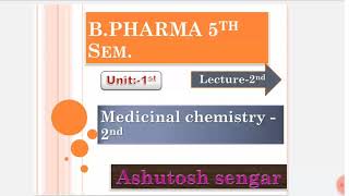 Medicinal chemistry 2nd for BPharma 5th Sem Lecture2nd of unit1st topic SAR of Antihistaminics [upl. by Lough]