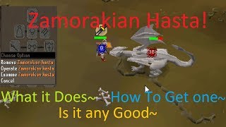 Zamorakian Hasta 2007 osrs How To [upl. by Yeo792]