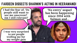 Fardeen Khan on comeback in Heeramandi Bodyshaming Trolling No Entry sequel Sharmin TROLLED [upl. by Temp]