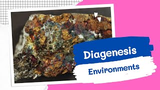 What are diagenesis environments [upl. by Aeriel]