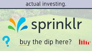 sprinklr is so cheap CXM Stock Analysis [upl. by Meid]