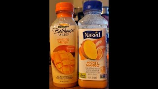 Bolthouse Farms Amazing Mango amp Naked Mighty Mango Blends Comparison [upl. by Tala636]