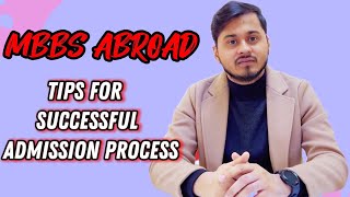 Tips For Successful Admission Process for MBBS ABROADRUSSIARussian University AdmissionProcess [upl. by Sirahc]