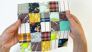 DIY I never throw away small pieces of cloth Perfect seams and joints in patchwork [upl. by Rainie]