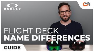 Oakley Flight Deck Snow Goggle Naming Breakdown  SportRx [upl. by Laszlo]