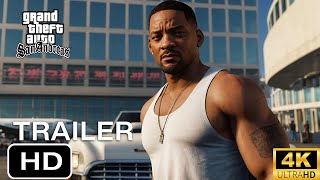 GTA SAN ANDREAS  quotCJ Carl Johnsonquot Teaser Trailer 2025 Will Smith  Live Action Concept [upl. by Rivy]