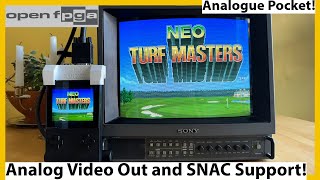 Analogue Pocket Gets CRT TV and SNAC Support with the Analogizer [upl. by Selim]