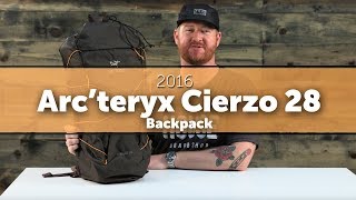 Arcteryx Cierzo 28 Backpack [upl. by Aubin500]