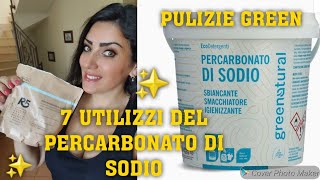 7 UTILIZZI DEL PERCARBONATO DI SODIO🧽PULIZIE GREENclean cleaning puliziedicasa hacks [upl. by Marguerite]