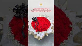 300 Roses Bouquet🌹shorts viralvideo [upl. by Hanauq958]